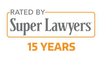 Rated By Super Lawyers 15 years